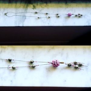 Handbeaded long necklace